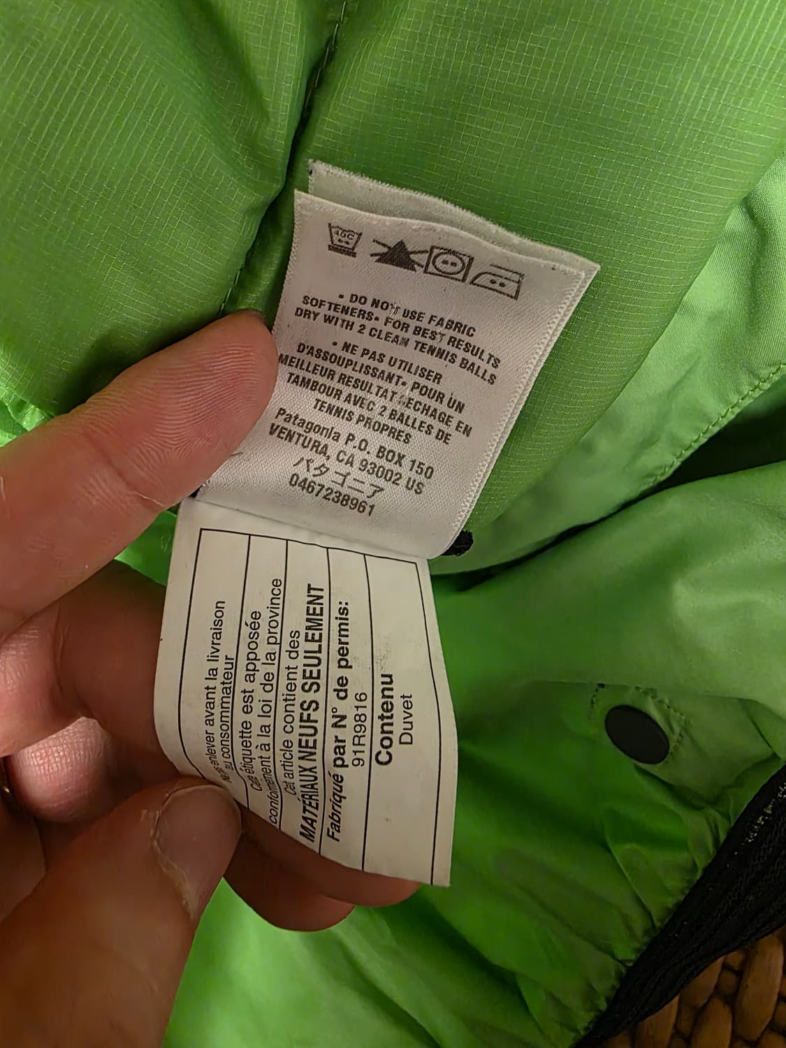 파타고니아 고어텍스 패딩 브라운 XL(프리모 다운자켓) 상품이미지4