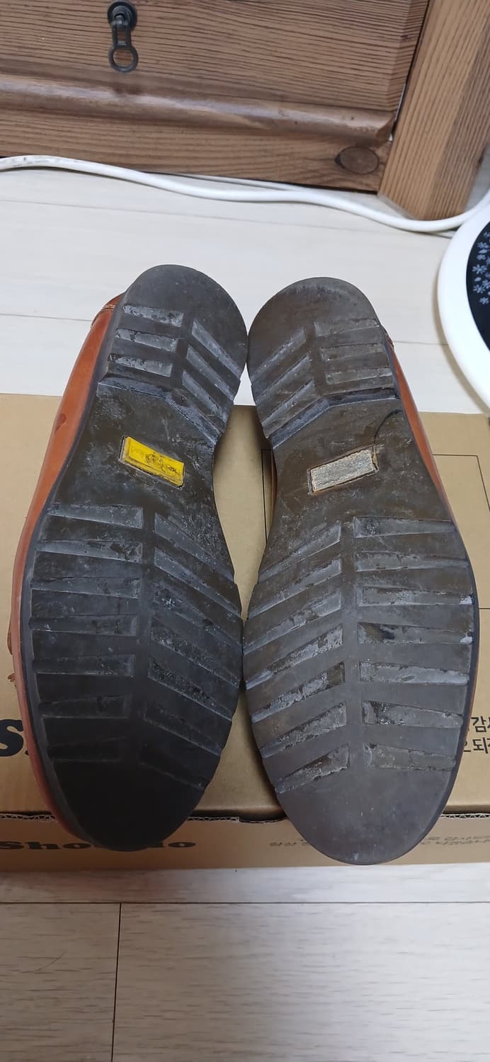 덕 헤더 갈색 가죽로퍼(245mm)  상품이미지6