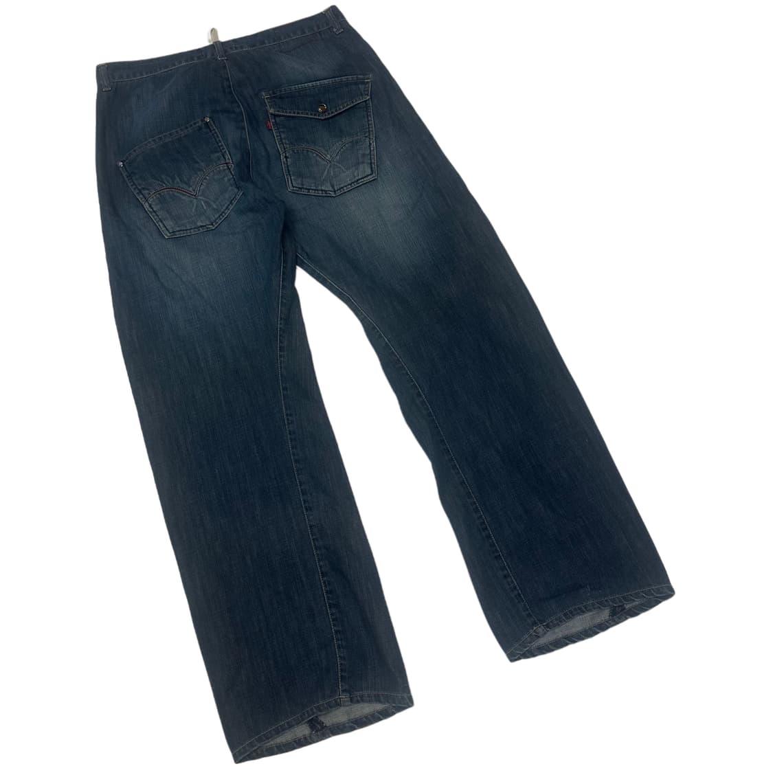 리바이스 스티치 엔지니어드 와이드워싱데님진 34 상품이미지3