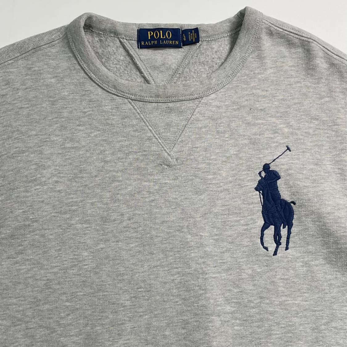 폴로 랄프로렌 빅포니 그레이 맨투맨 상품이미지2