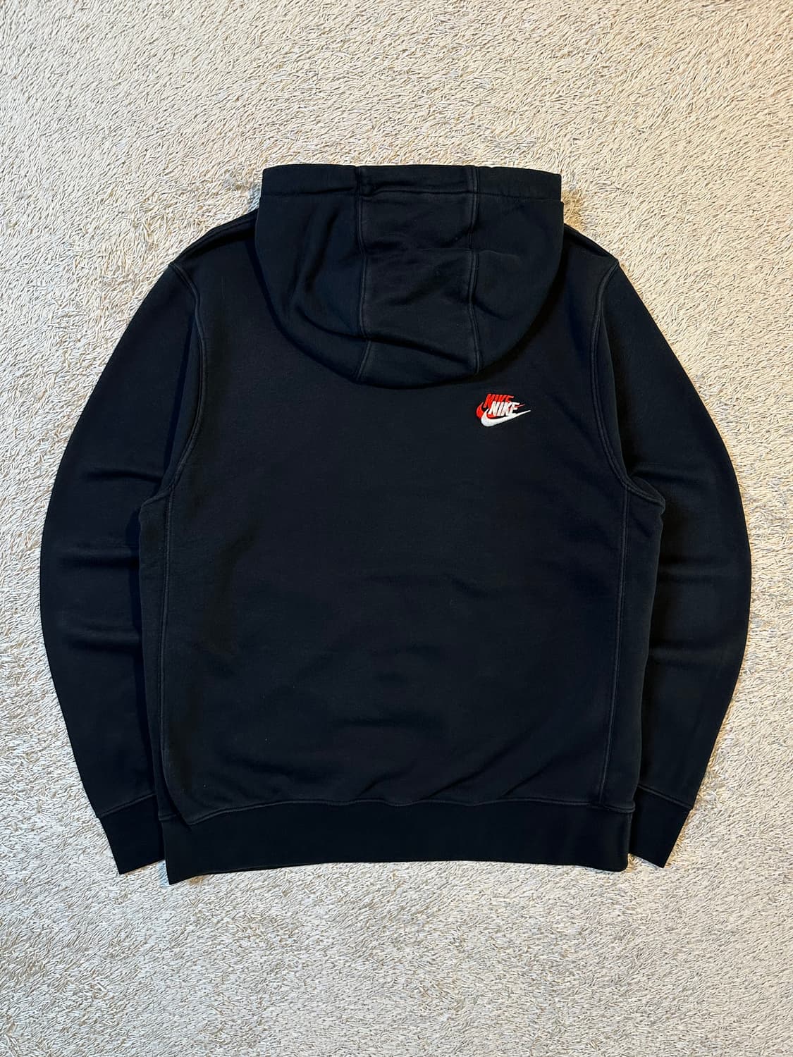 나이키 신형 NSW 멀티로고 에센셜 프렌치 테리 후드티 블랙 상품이미지3