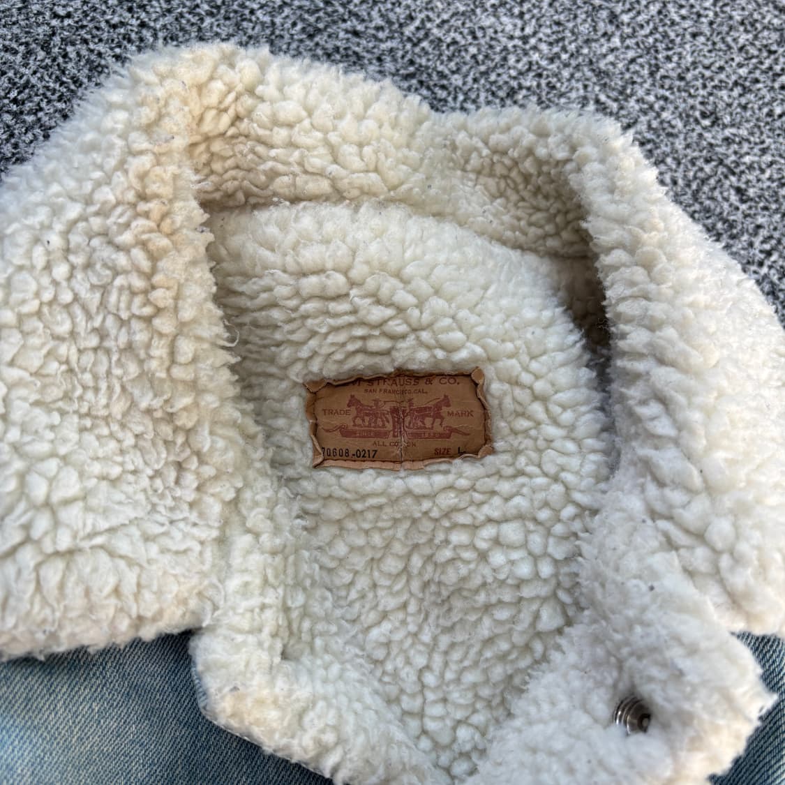 리바이스(Levi's) 80s 쉐르파 데님 트러커 자켓 (L) 상품이미지6