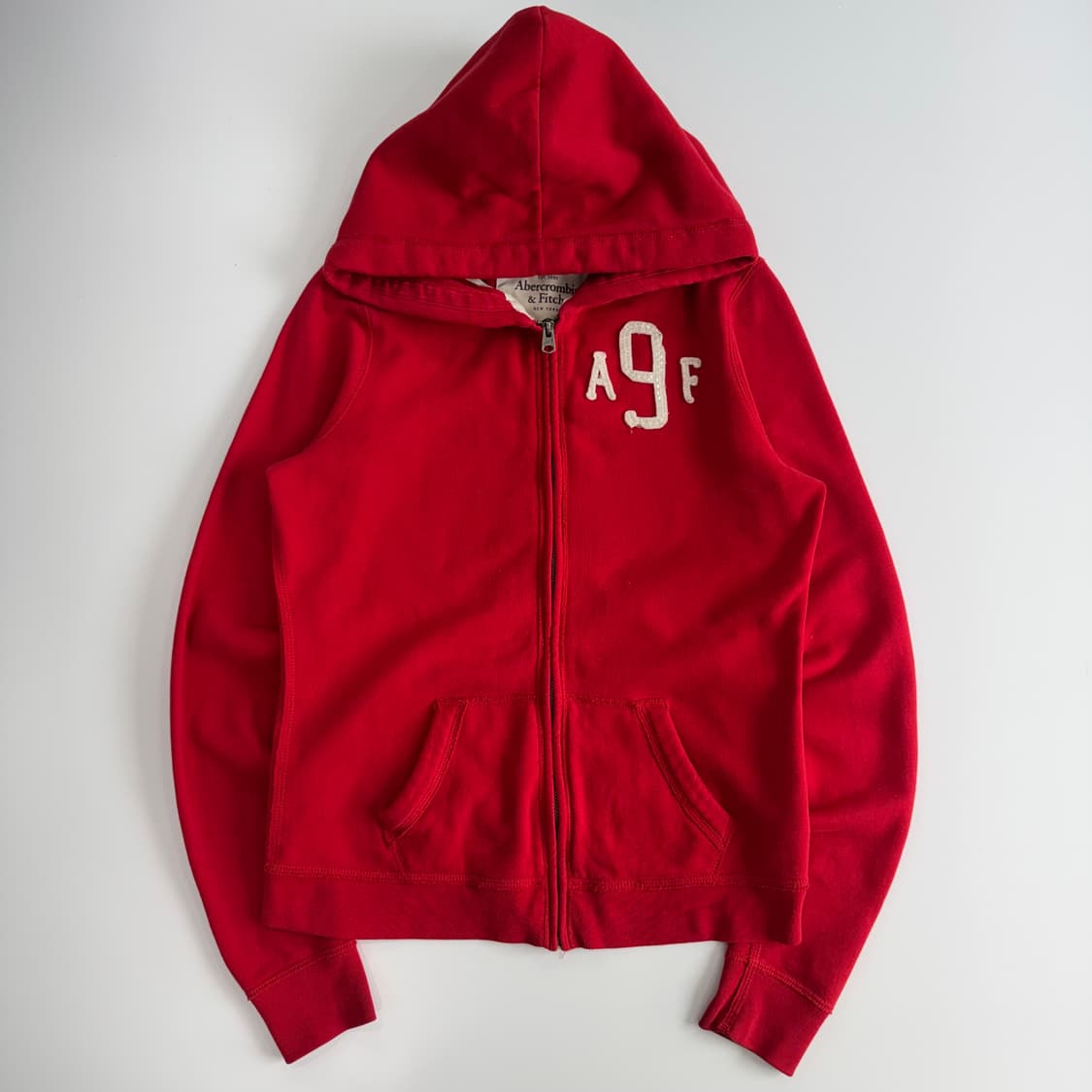 Abercrombie 아베크롬비 레드 후드집업 상품이미지3
