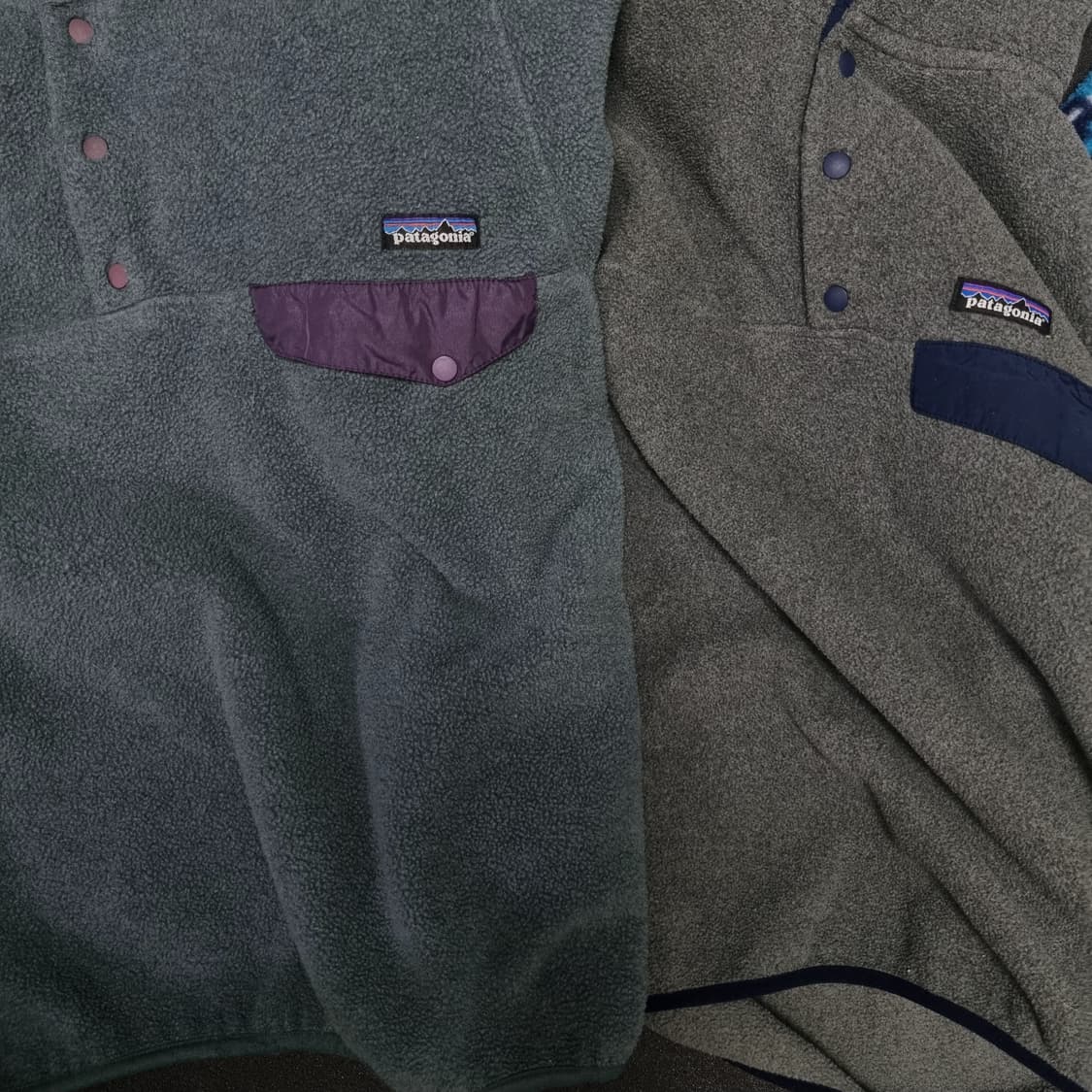 90s 파타고니아 신칠라 블루 그린 퍼플 m 상품이미지3