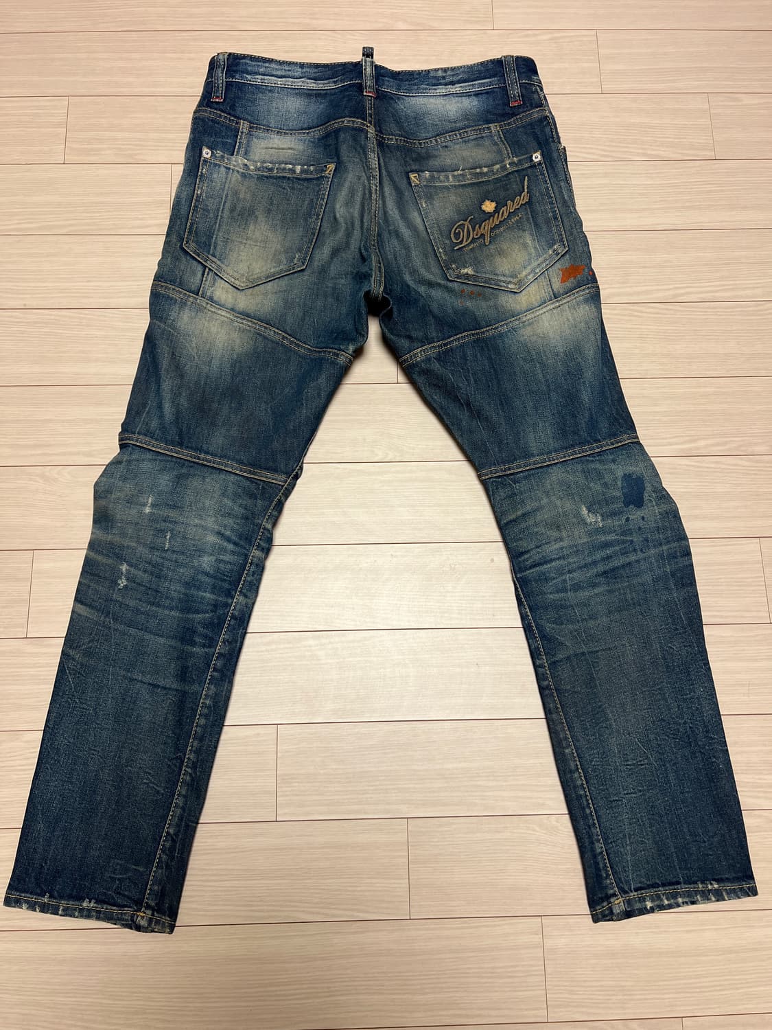 디스퀘어드2 토론토 바이커 빈티지 워싱 디스트로이드 데님 팬츠 / 46  상품이미지1