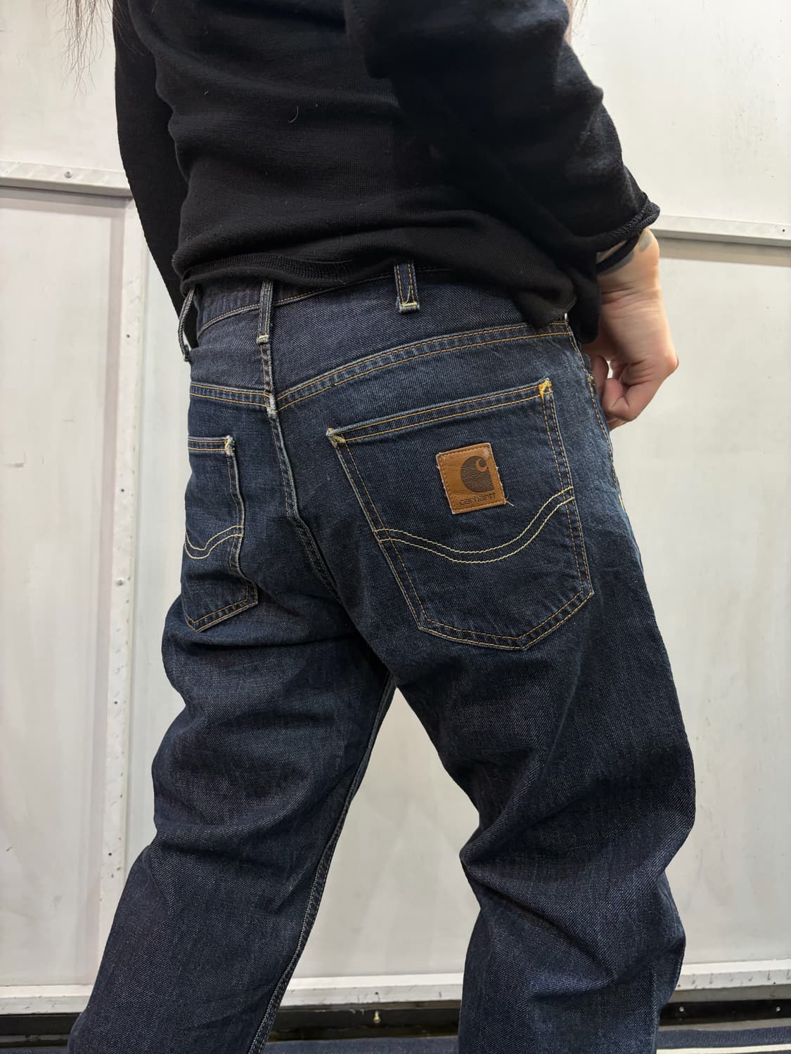 90s CARHARTT indigo denim pants 상품이미지3