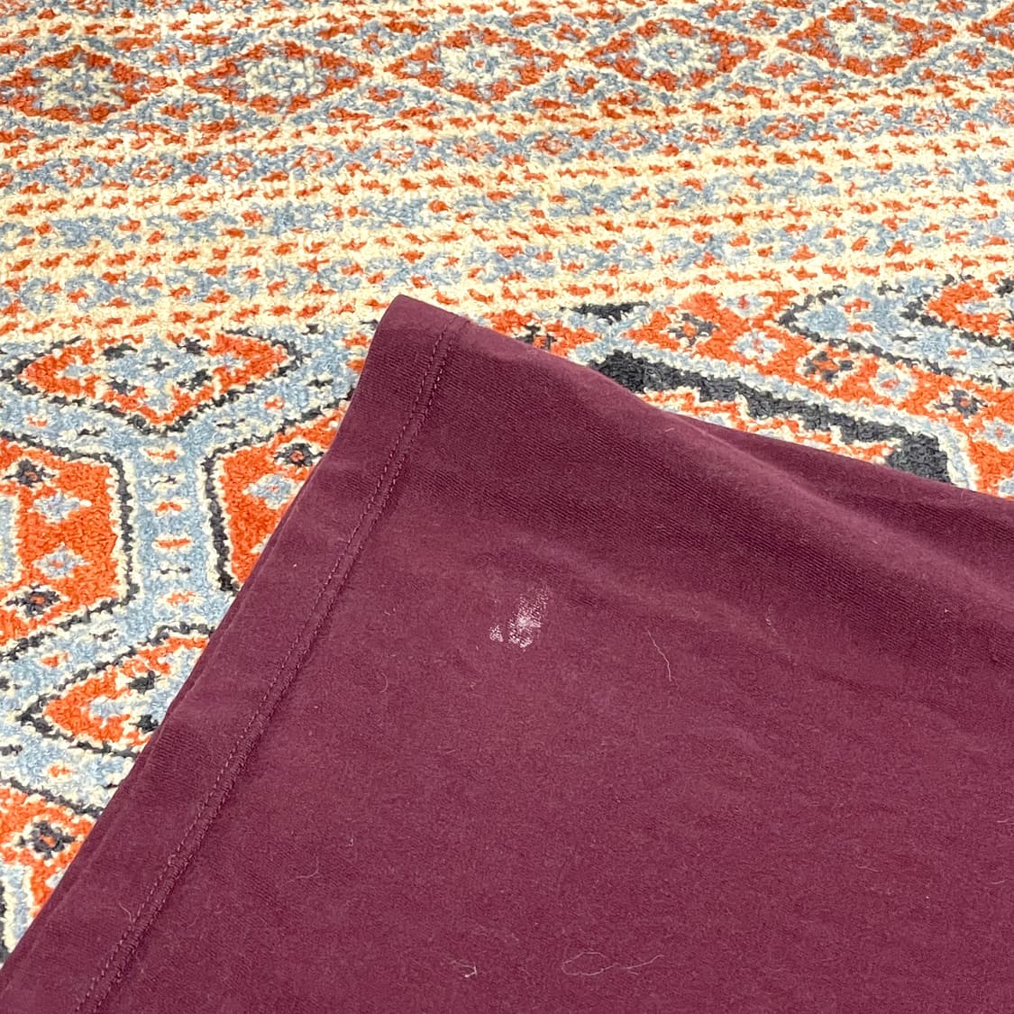 갭 뉴욕 스펠프린팅 버건디 반팔티셔츠 남성L 상품이미지7