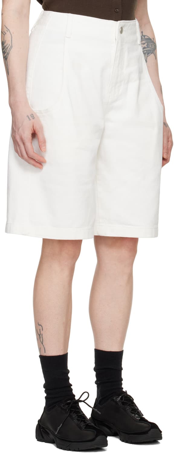 아모멘토 / 컷오프 와이드 하프데님 상품이미지2