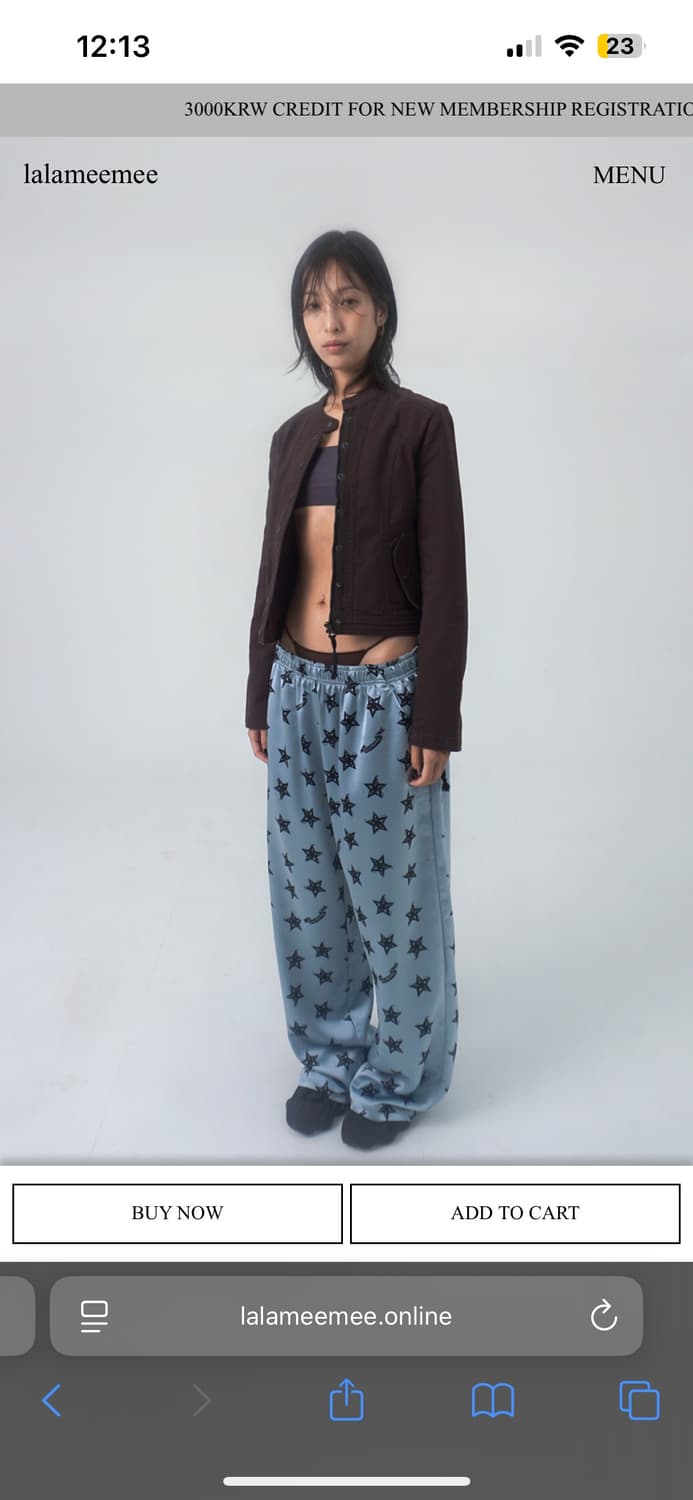 Washed biker jacket brown 상품이미지1