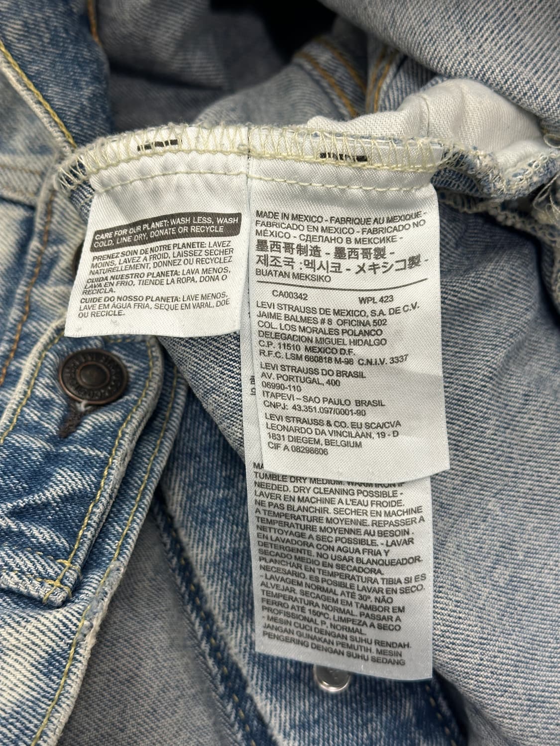 리바이스 3세대 트러커 자켓 M 상품이미지6