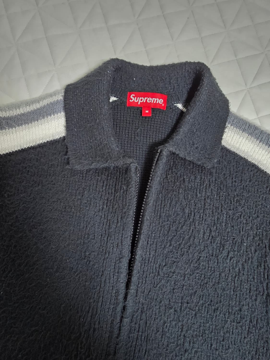 Supreme Sleeve Stripe ZipUp Sweater 23ss 상품이미지4