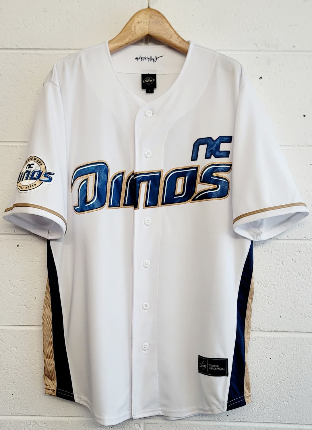 [100.L] NC다이노스 홈 져지(유니폼) 판매 상품이미지1