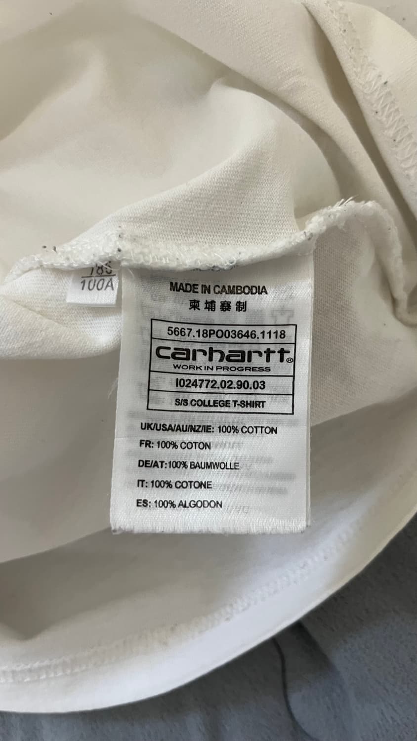 칼하트 wip 반팔 티셔츠 l 상품이미지4