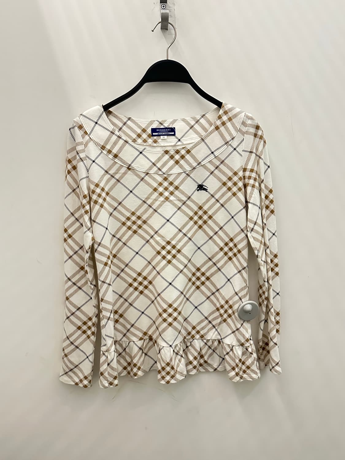 BURBERRY 버버리 아이보리 노바체크 롱슬리브 상품이미지1