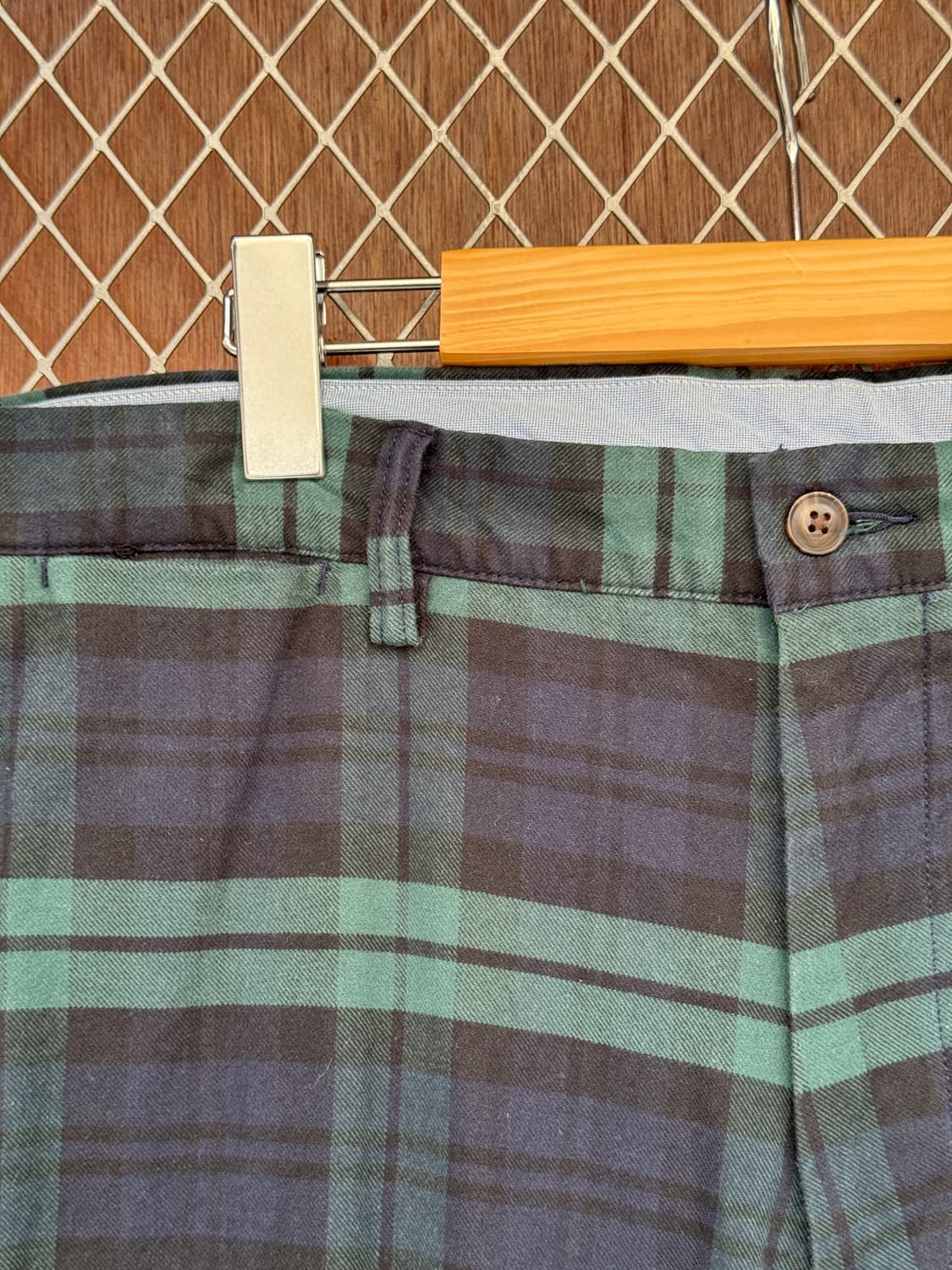 폴로랄프로렌 타탄체크 코튼팬츠 38 상품이미지4