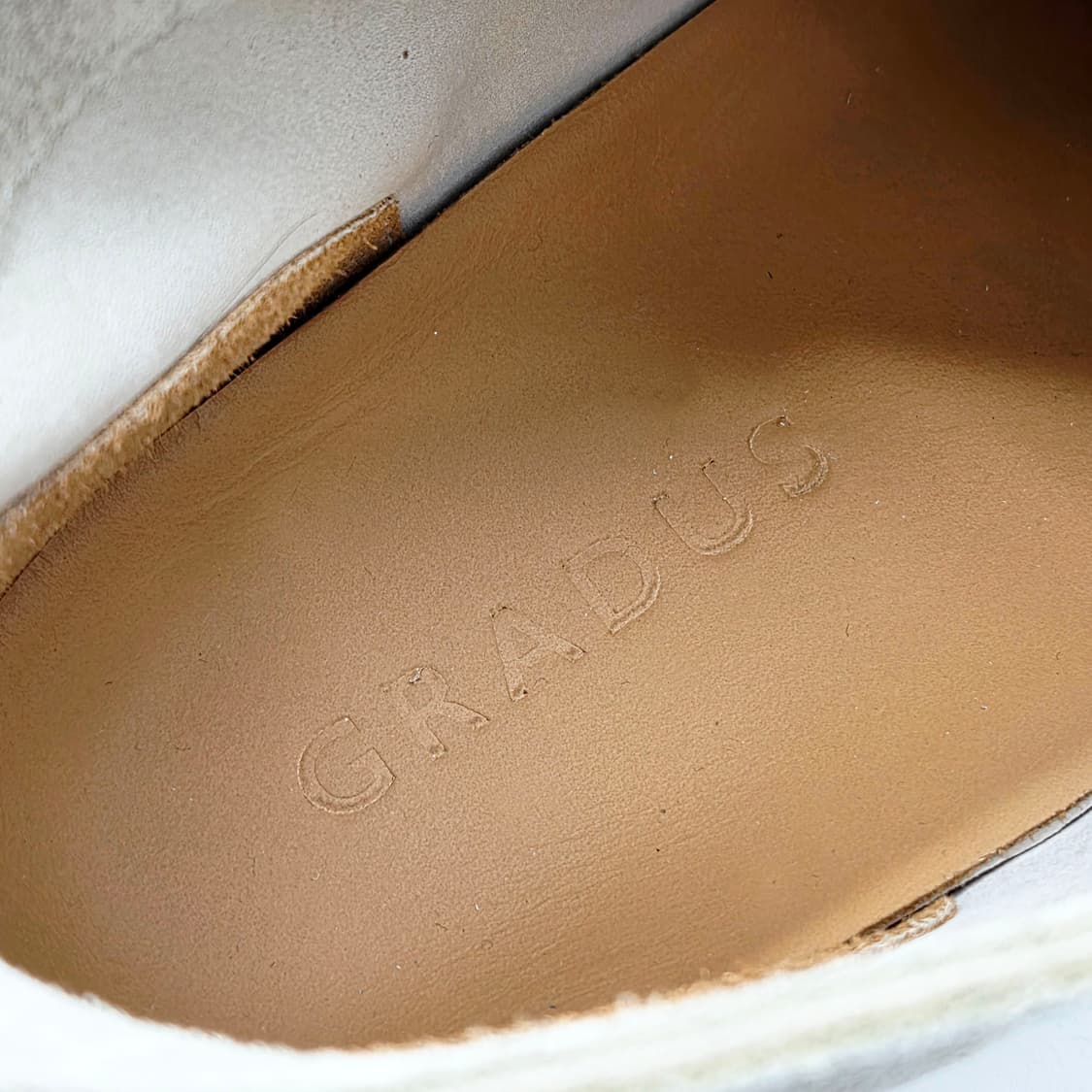 그라더스 blucher 17 suede ecru (43) 상품이미지4