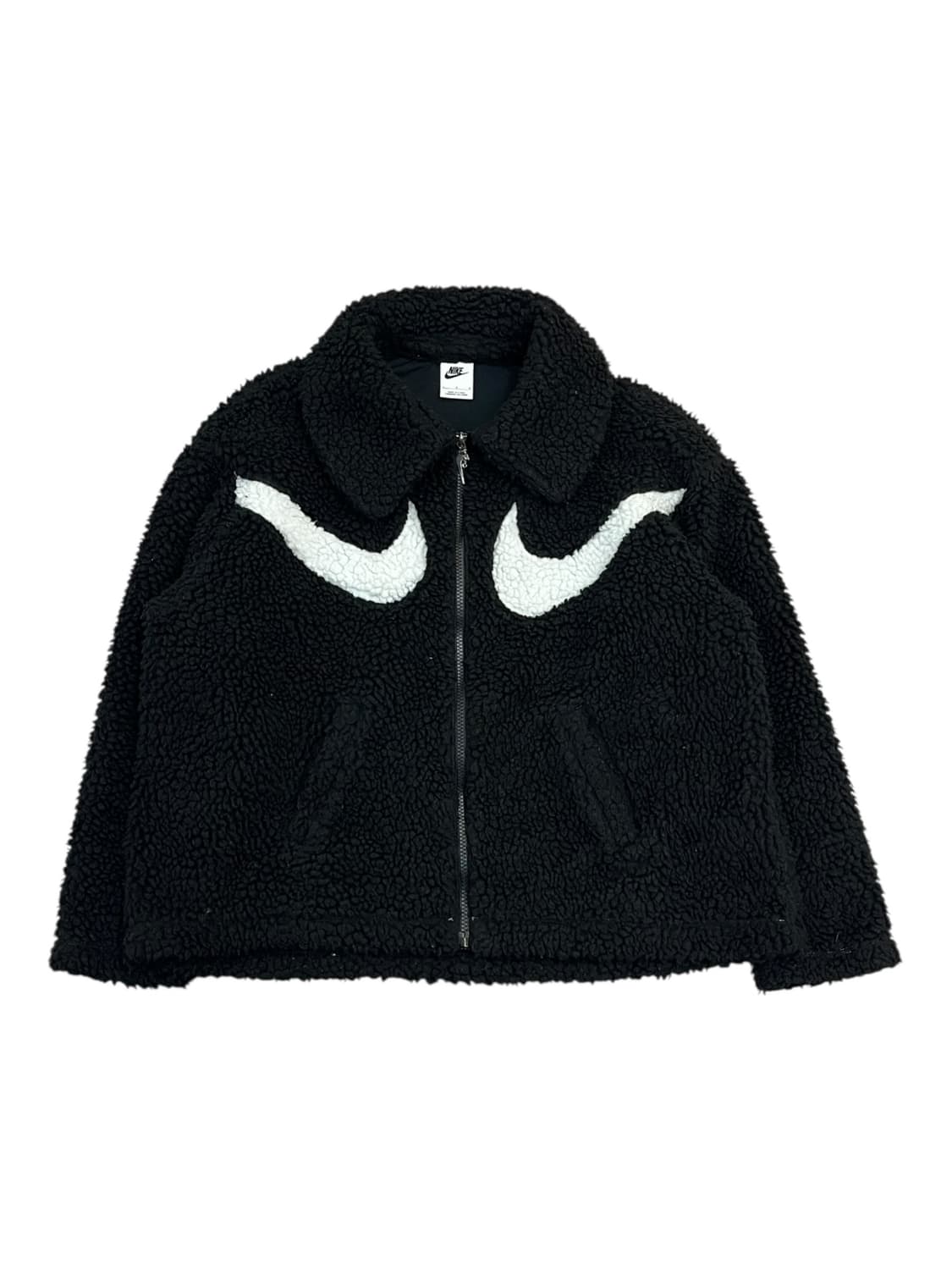 나이키 플리스 카라 집업 자켓 블랙 L #csz2149 상품이미지3