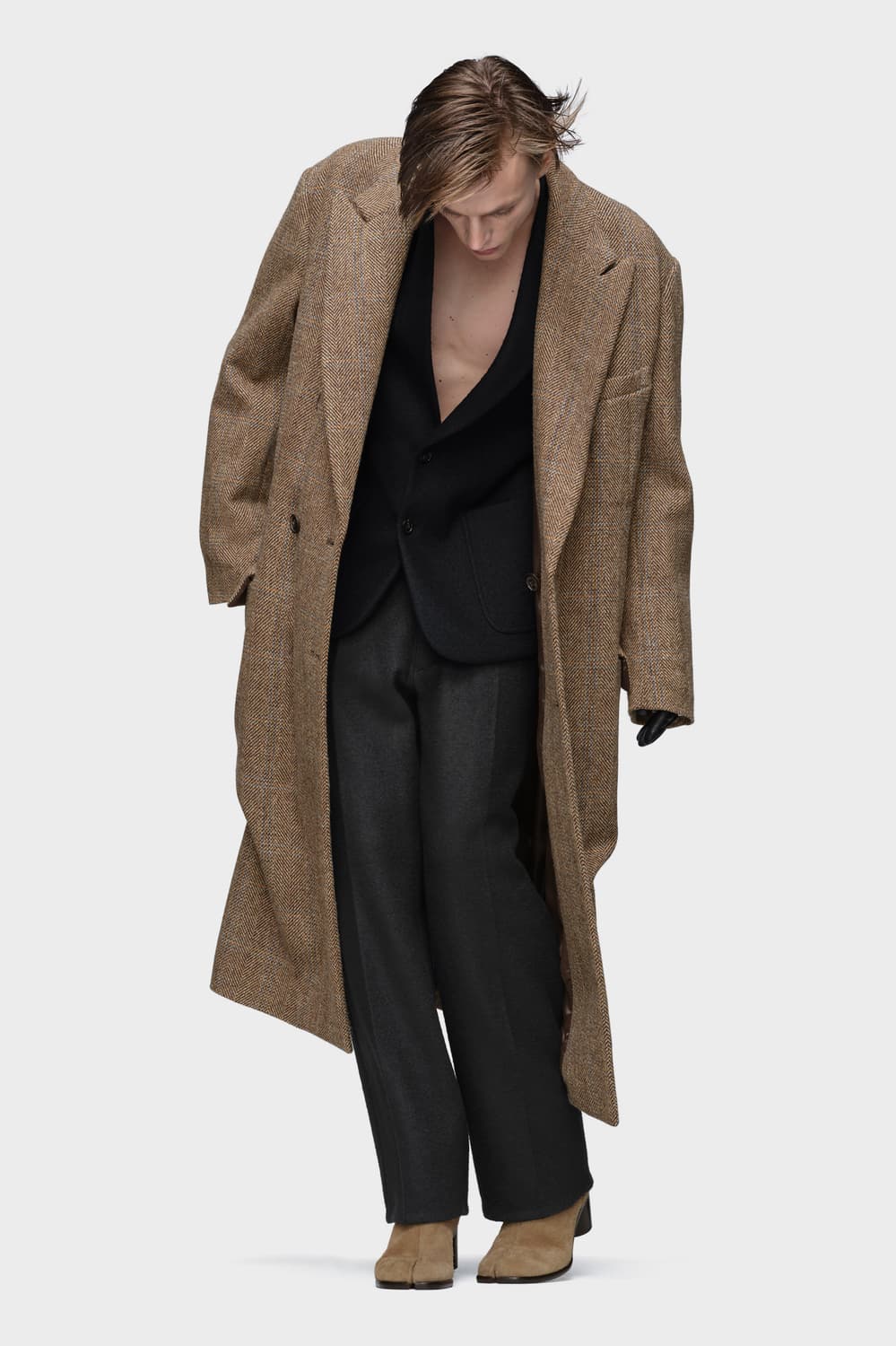 메종 마르지엘라 2025 F/w 더블 브레스티드 울 코트  상품이미지2