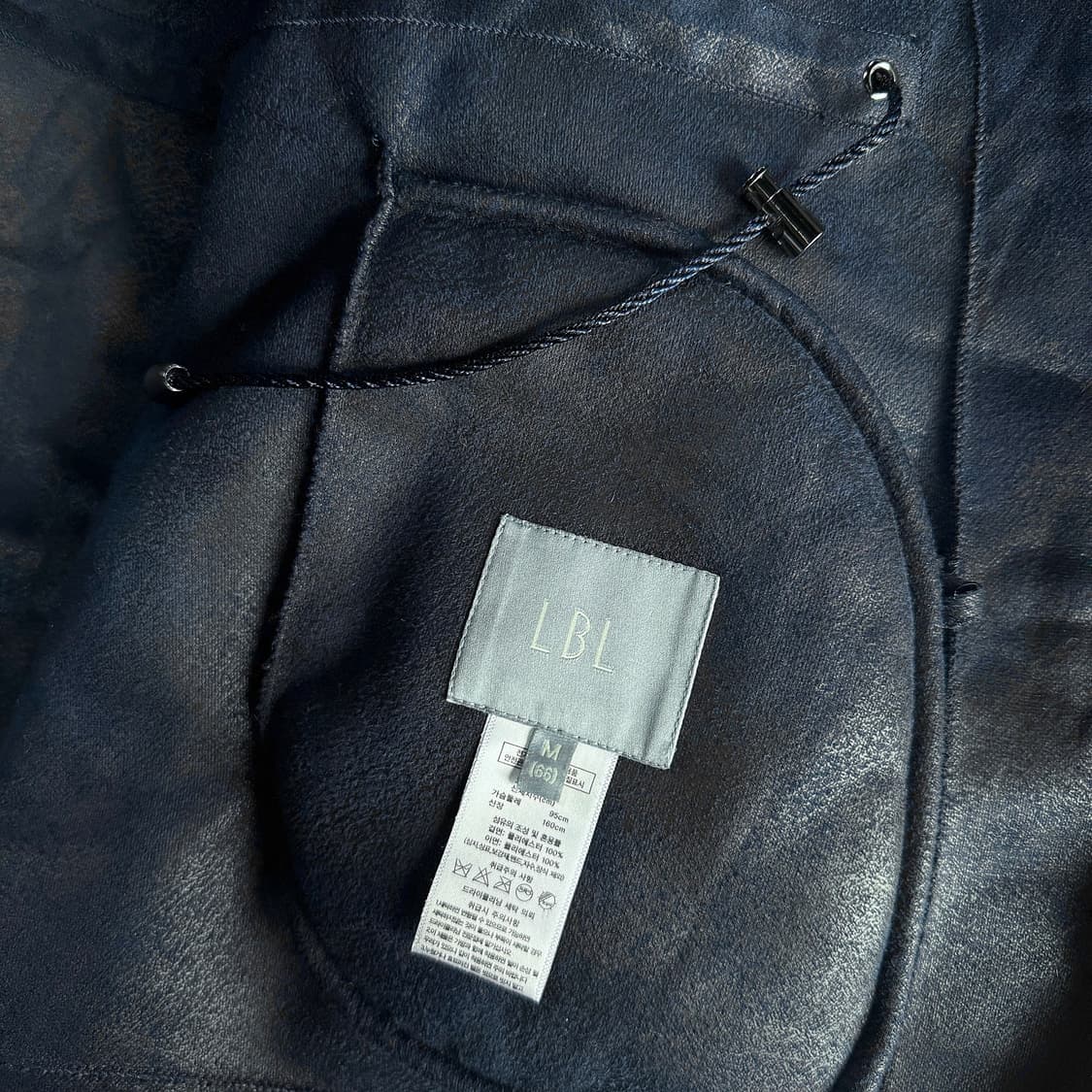 LBL 24 페이크퍼 후드 자켓 (BLUE) 상품이미지4