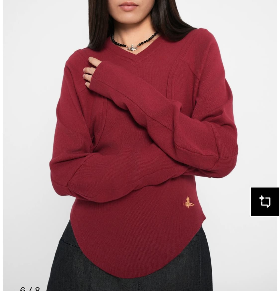 비비안웨스트우드 푸어포인트 저지탑  상품이미지1