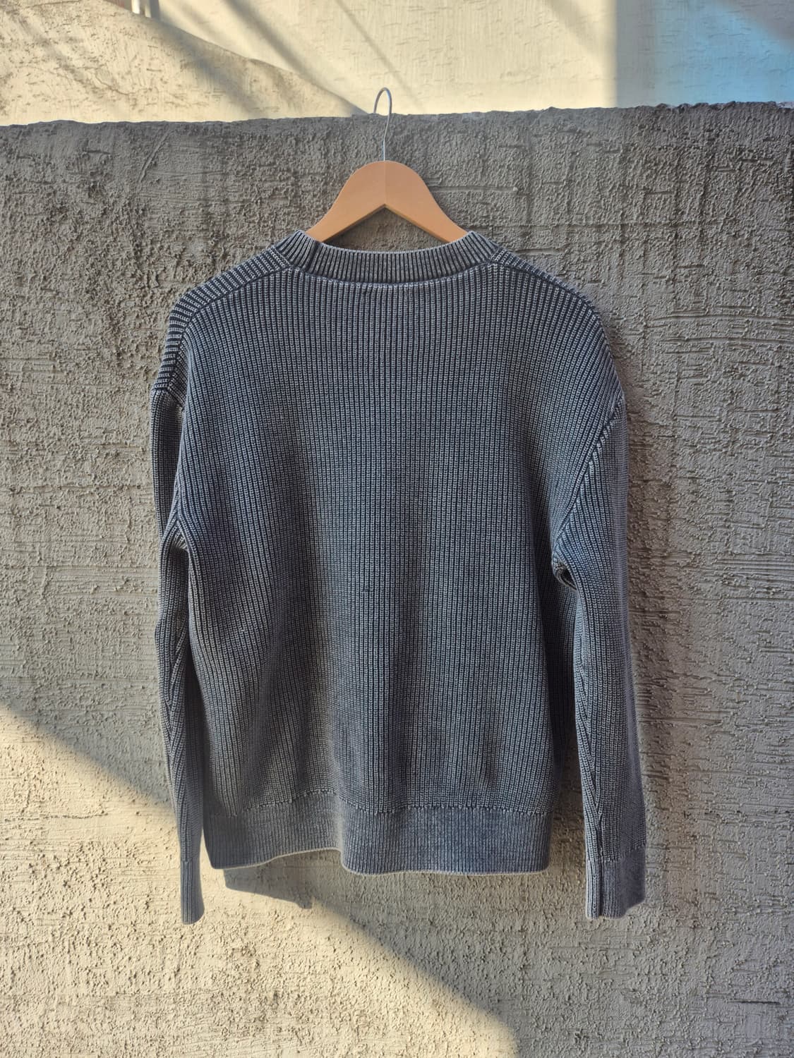 ZARA 워싱 텍스트 자수 스웨터 S  95(55 ) 상품이미지7