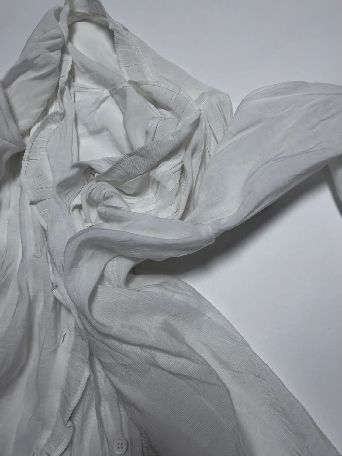 Ethereal fairy frill seethrough blouse 상품이미지4