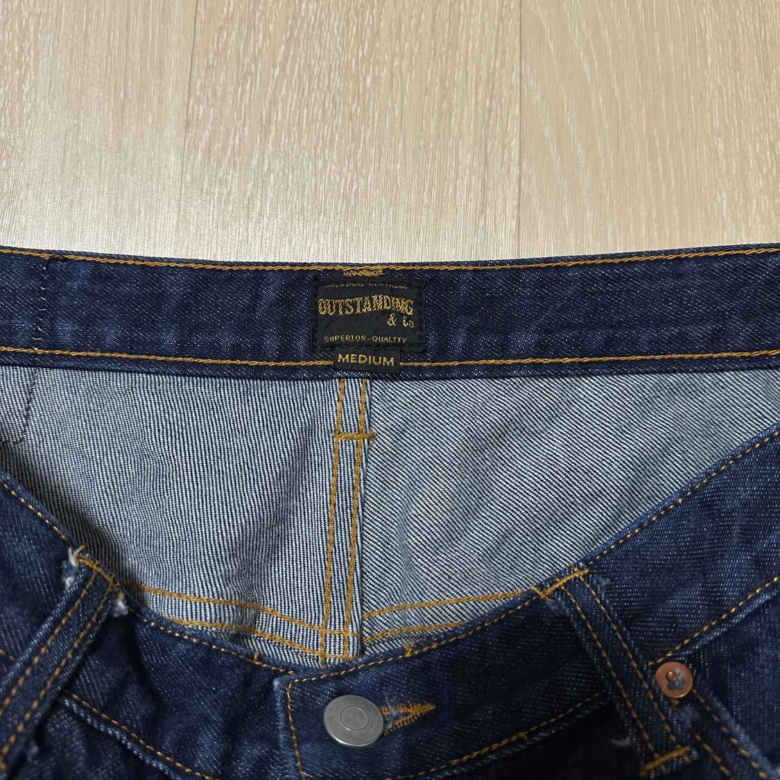 M(약 32) 아웃스탠딩 셀비지 데님 상품이미지3
