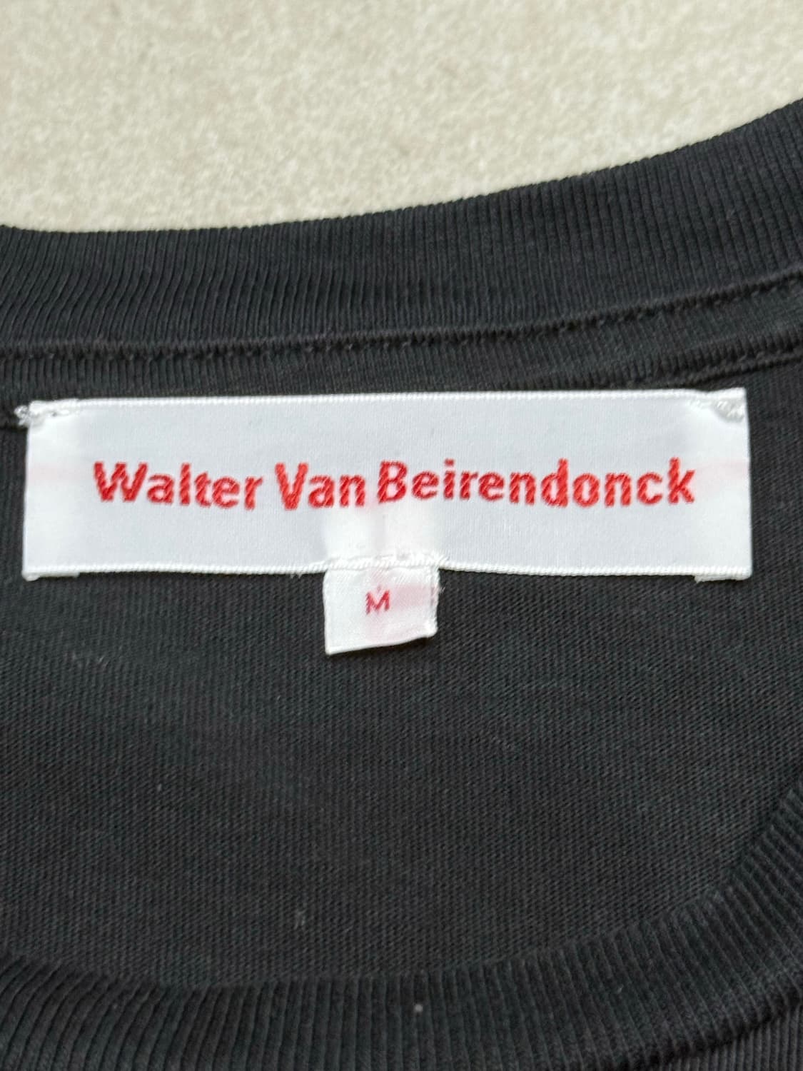 월터 반 베이렌동크 라인스톤 폭탄 롱슬리브 티셔츠 상품이미지5