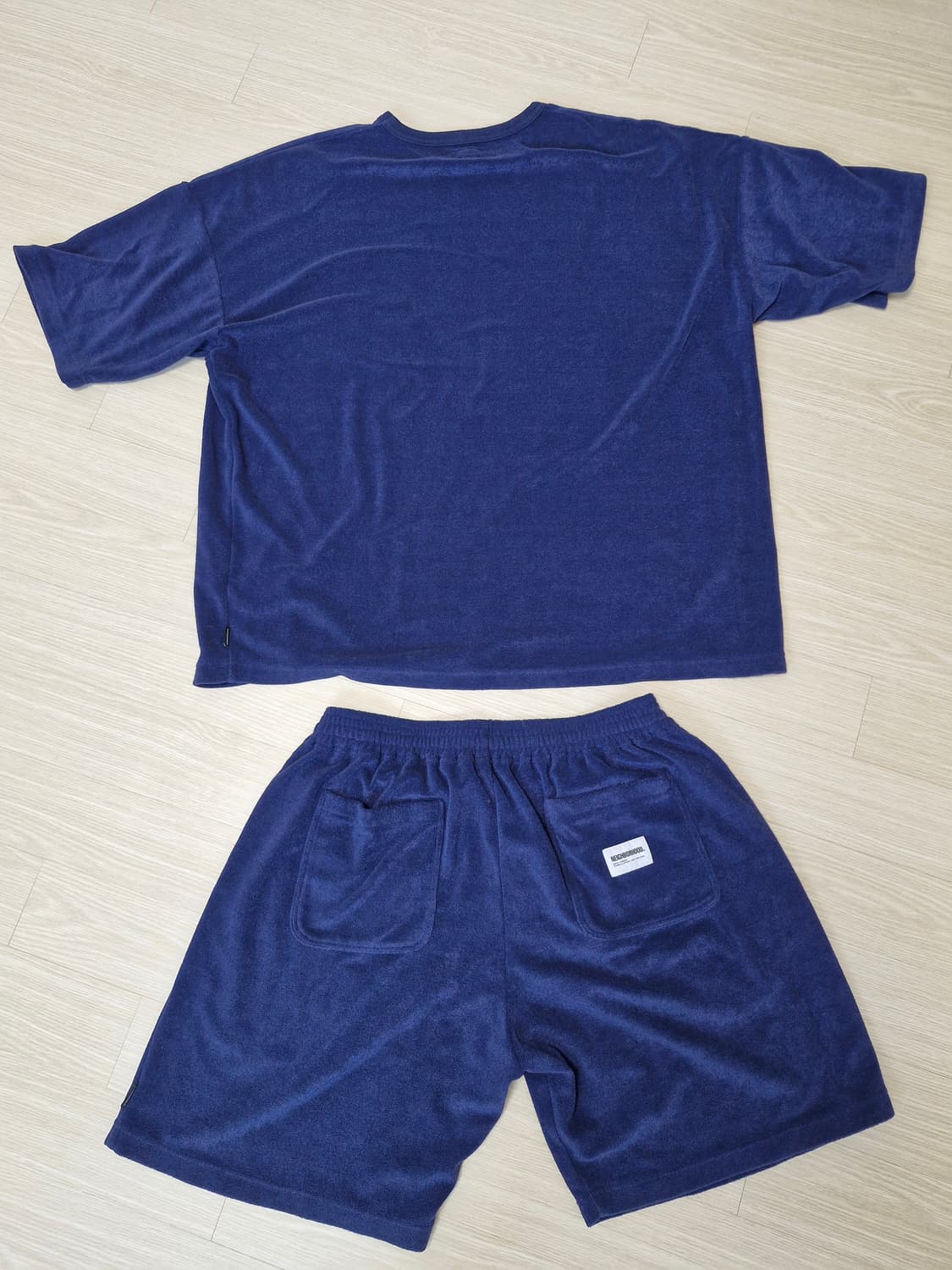 네이버후드 반팔반바지 세트 상품이미지2