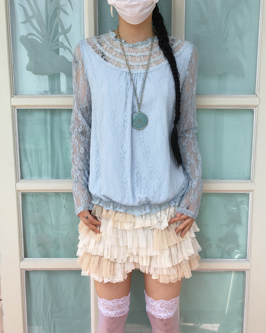 Lace sleeve 상품이미지1