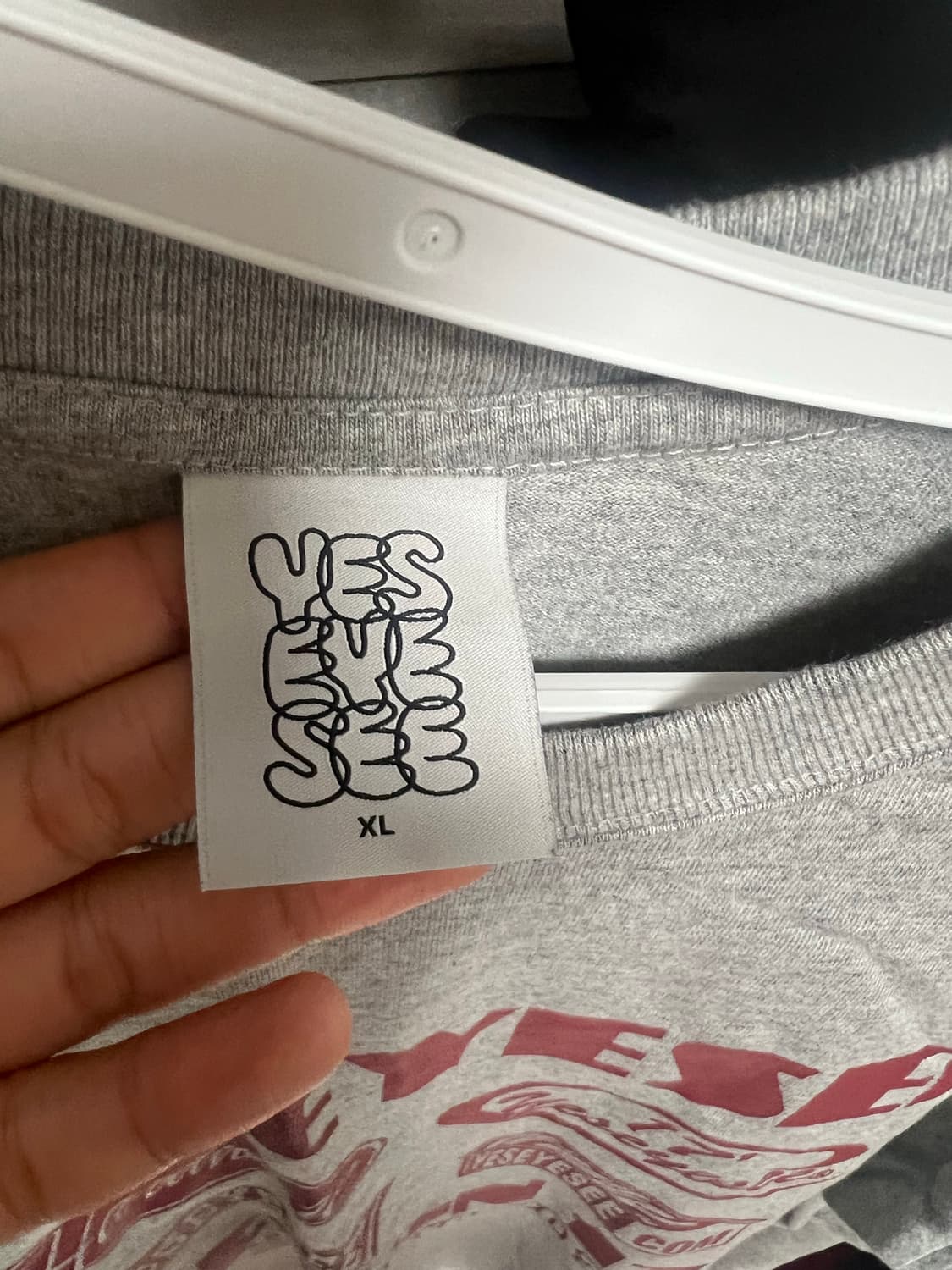 예스아이씨 롱슬리브 그레이 (XL) 상품이미지2