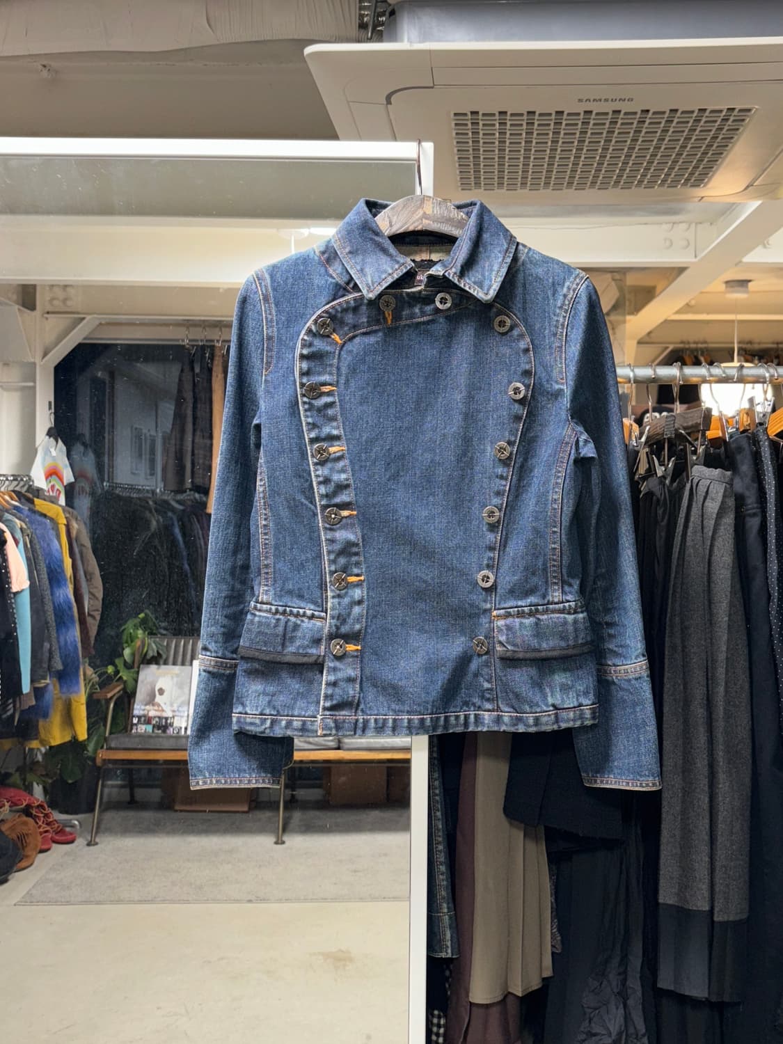 Io yukomurata 마린 데님 자켓 상품이미지1