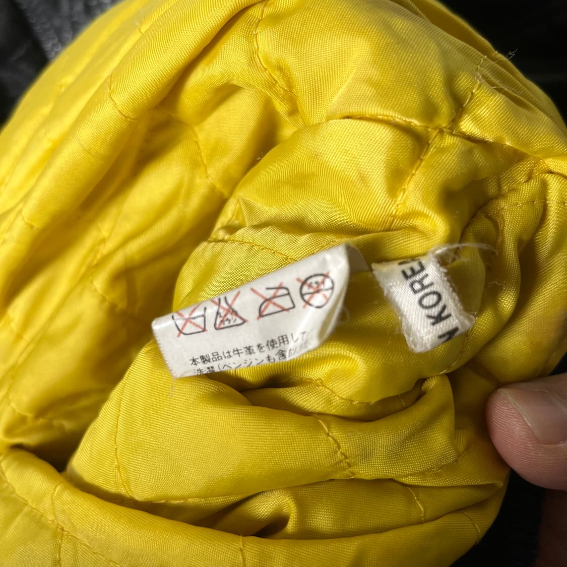 [JPN] 90's 빈티지 재팬 올 레더 바시티자켓 상품이미지6