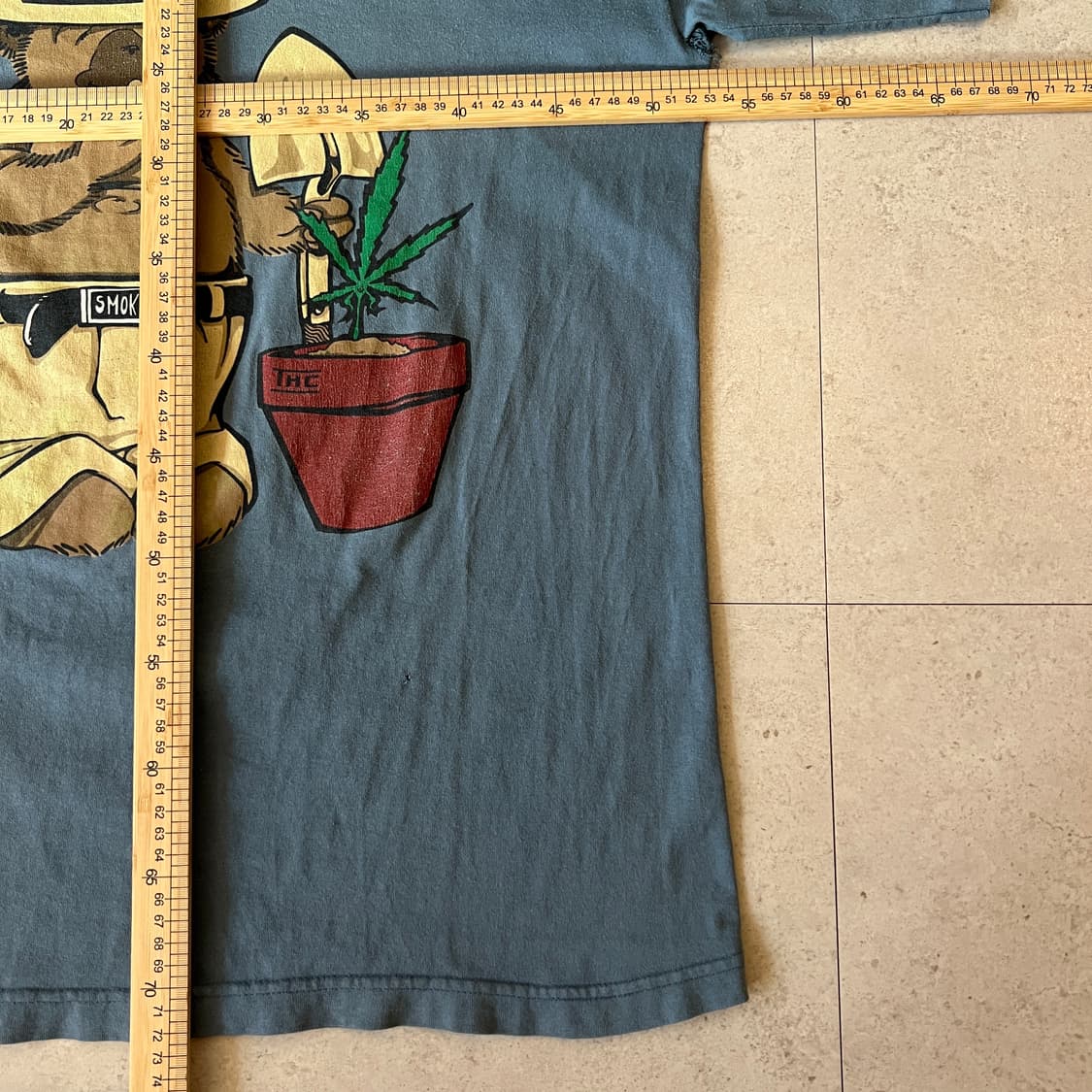 빈티지 00s THC 그래픽 티셔츠 상품이미지10