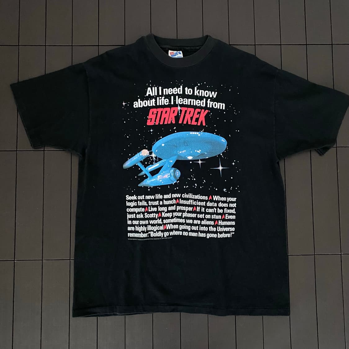 (XL) 90s 스타트렉 startrek 무비 티셔츠 상품이미지1