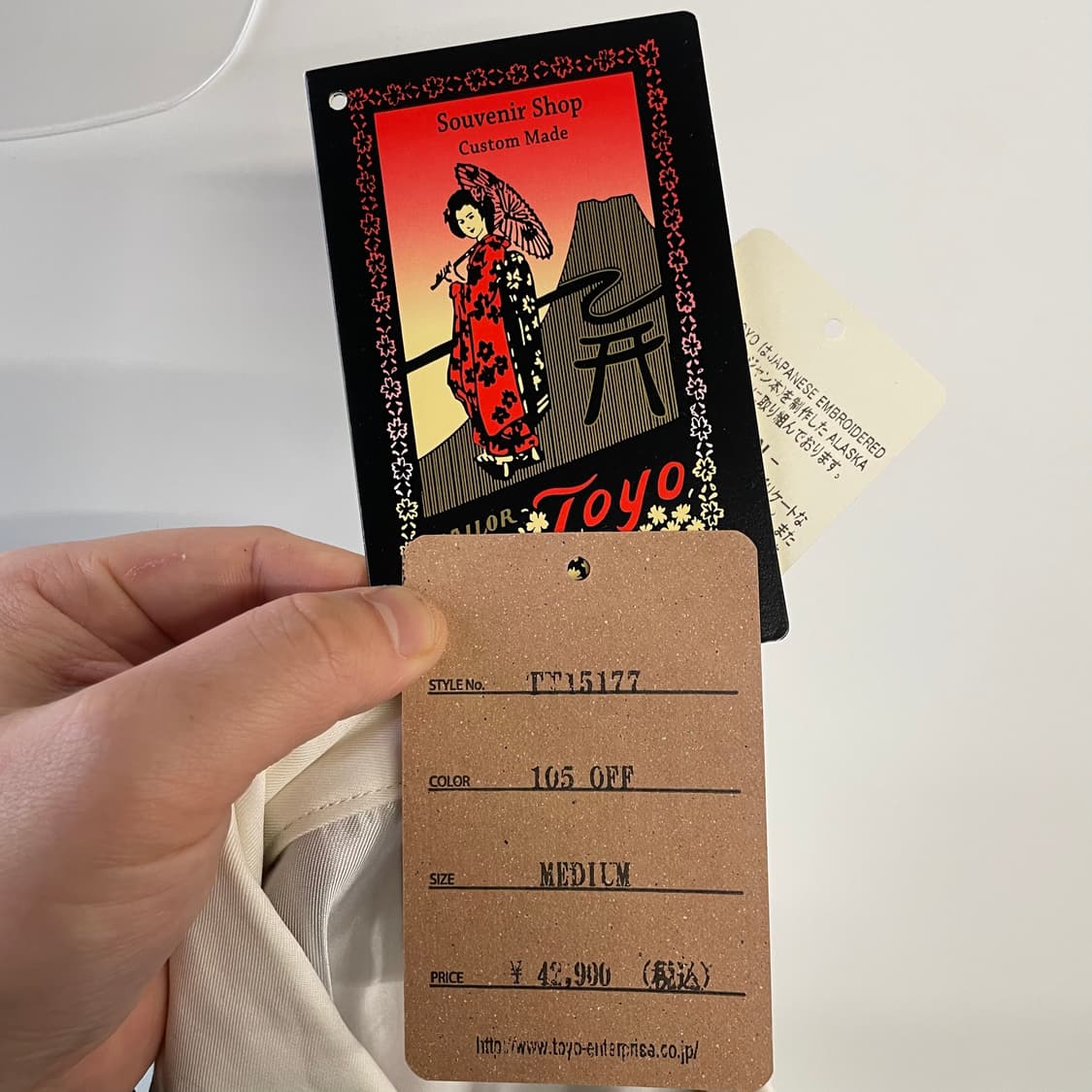 테일러 토요 오키나와 자수 드리즐러 자켓 상품이미지10