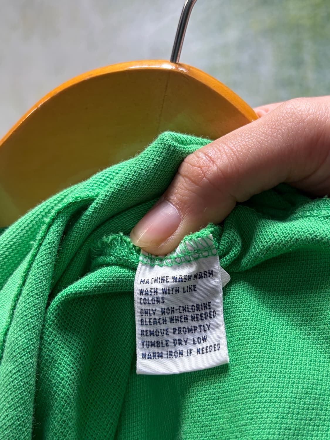 폴로 빅포니 치프키프 그린 카라 반팔 티셔츠 S 상품이미지10