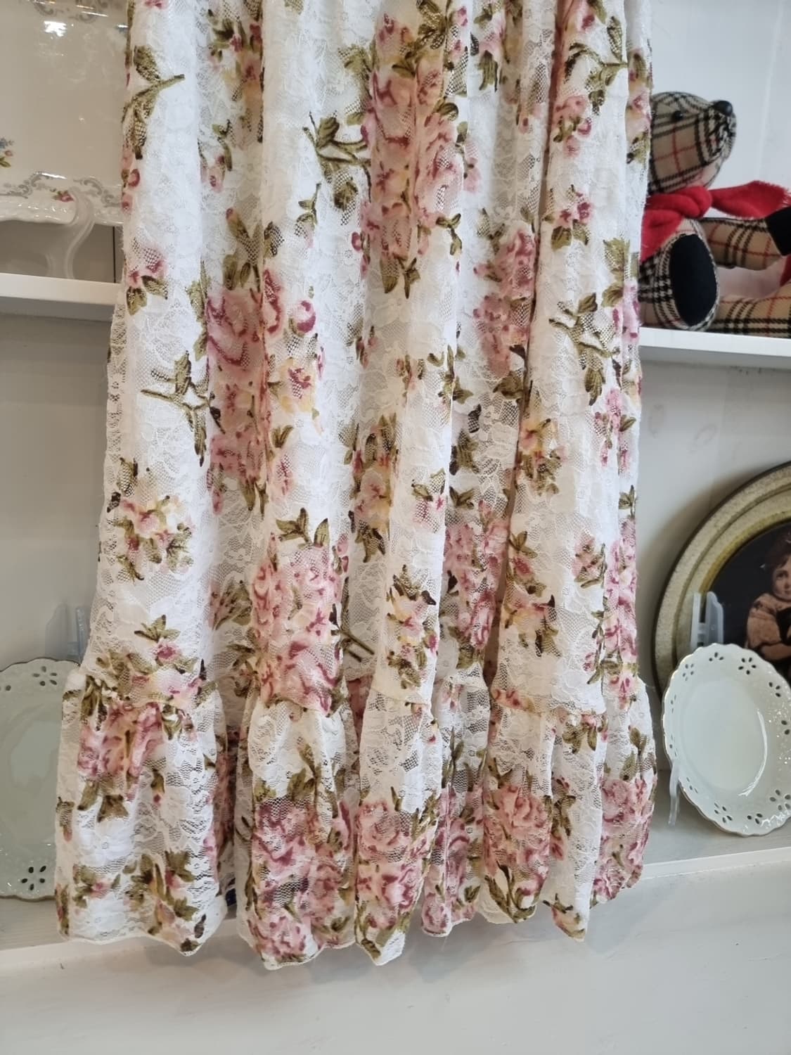 LIZ LISA 로즈 레이스 플라워 슬립 원피스 상품이미지3