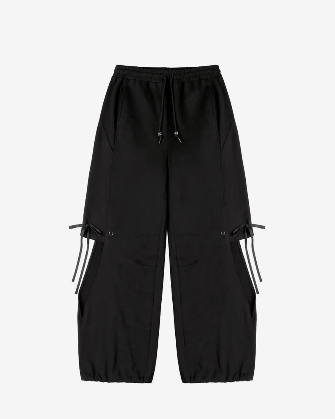DOUBLE LAYERED SWEATPANTS [BLACK] 상품이미지2