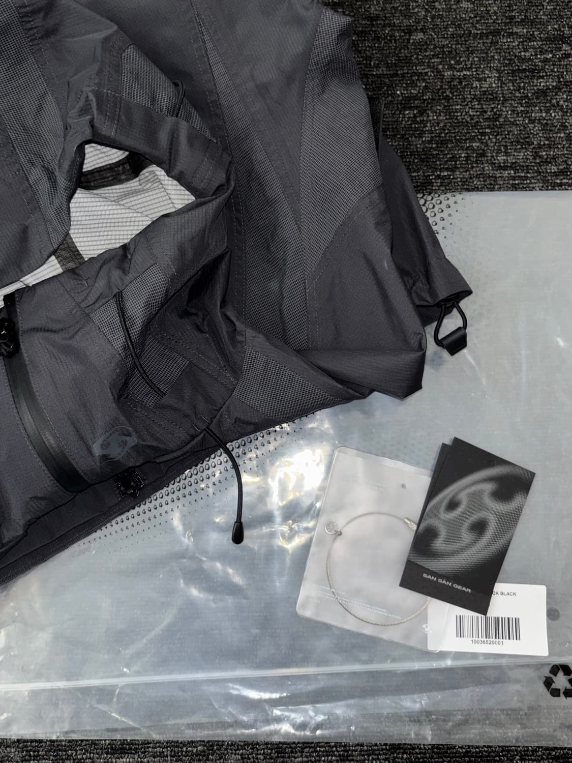 산산기어 윈드 쉴디드 자켓 블랙 - 24SS 사이즈 1 상품이미지3