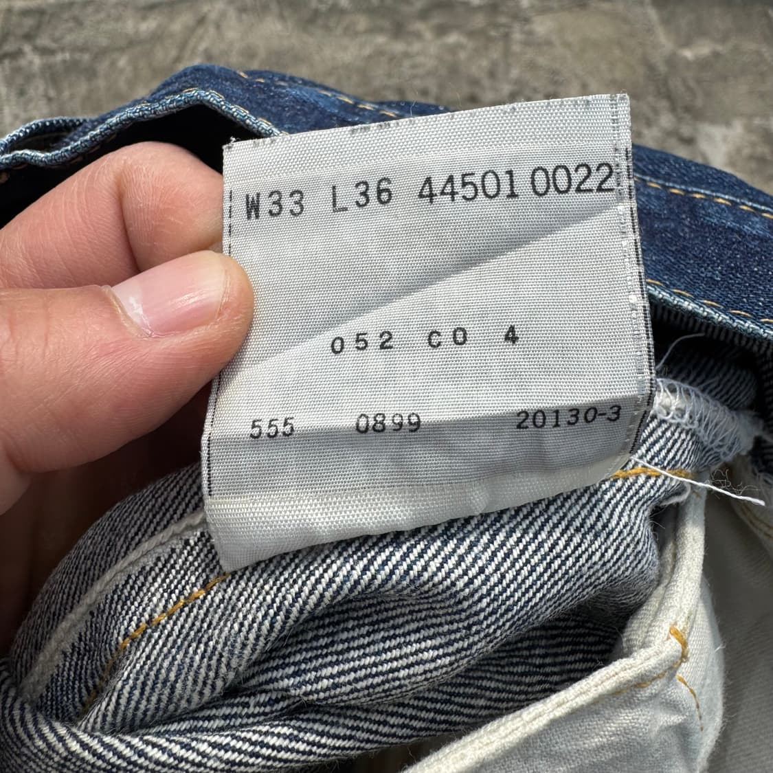[32] 90s 리바이스 S501XX 셀비지 데님 팬츠 상품이미지10