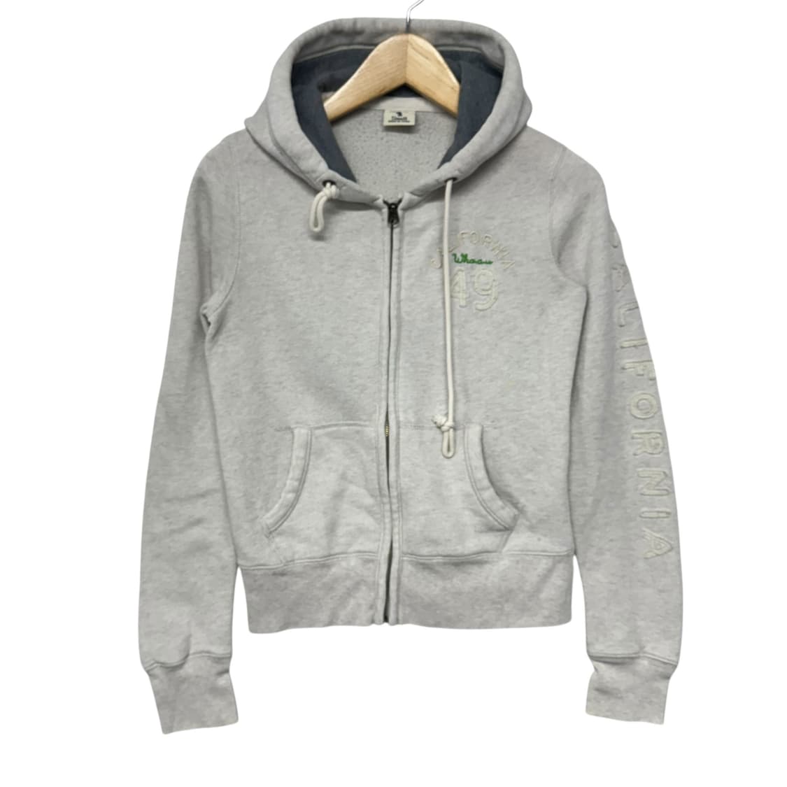 후아유 사이드레터링 로고 후드집업 상품이미지1