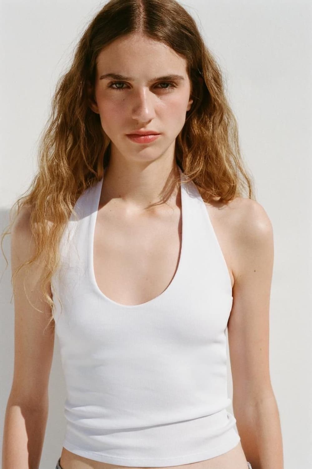 ZARA 자라 홀터 탑, 자라 홀터넥 나시  상품이미지4