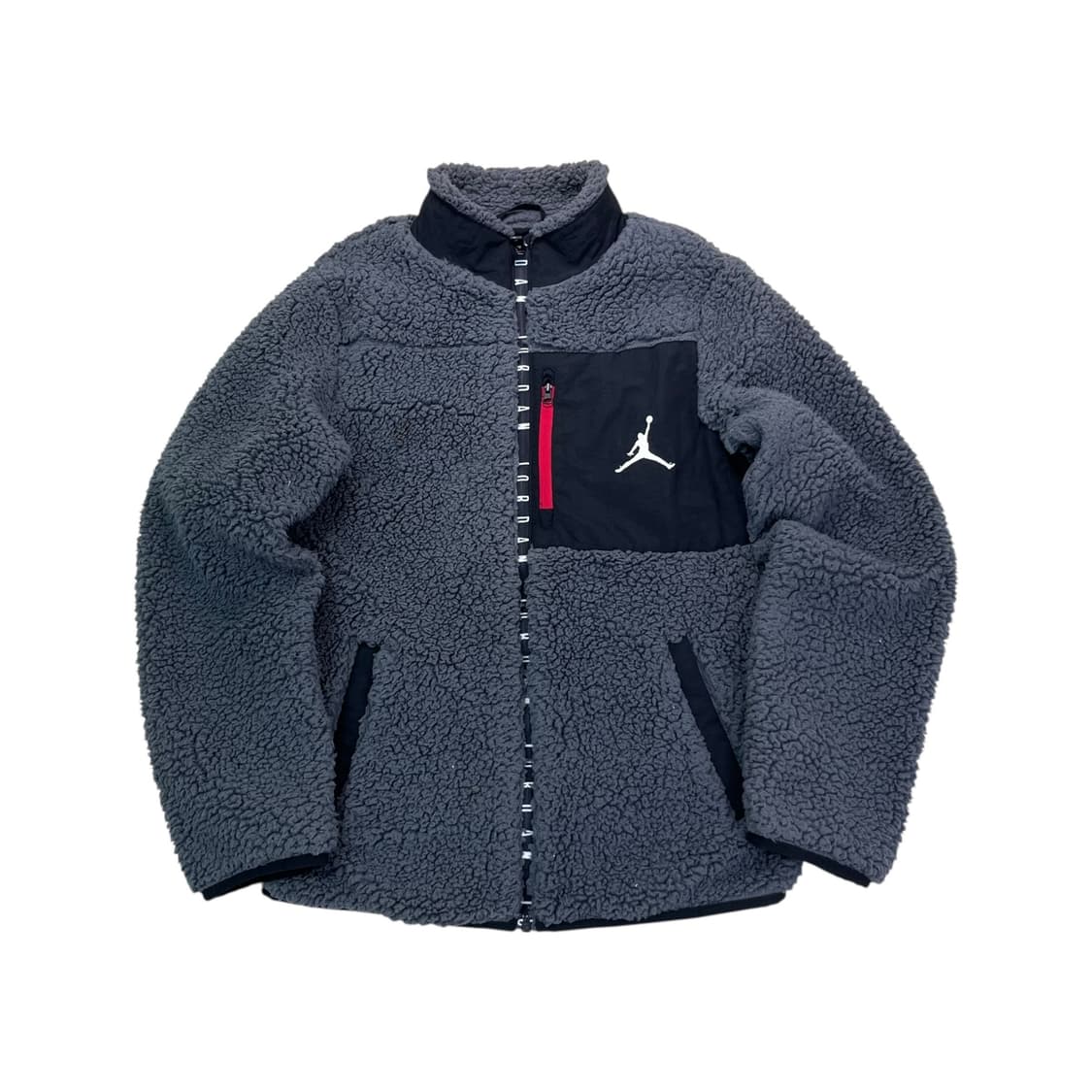95 조던 자수로고 플리스 풀집업 자켓 상품이미지1