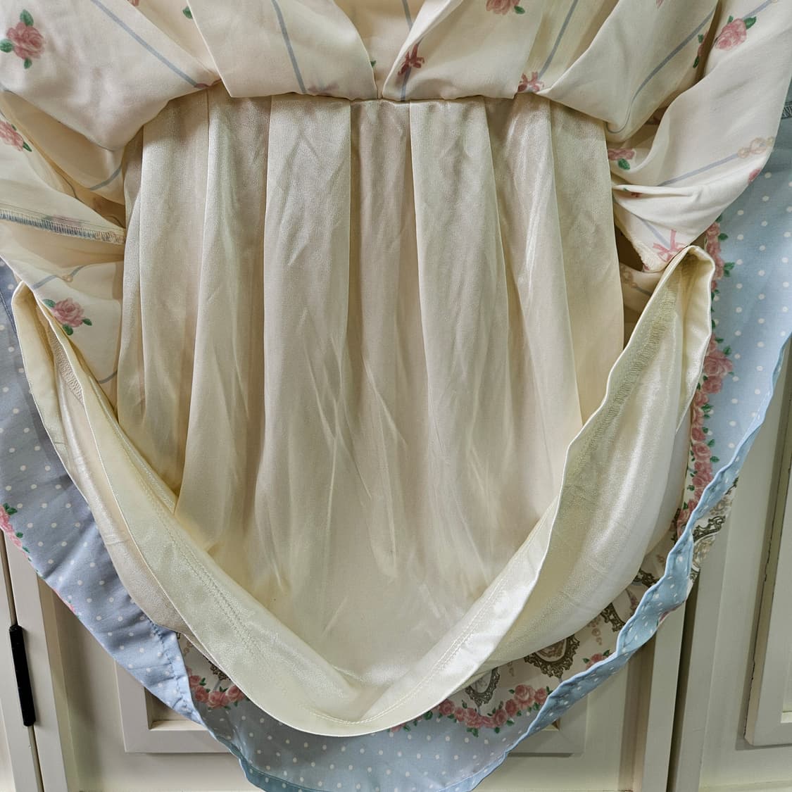 Ank Rouge(앙크루즈) 로즈 프린트 스모크 원피스 상품이미지8