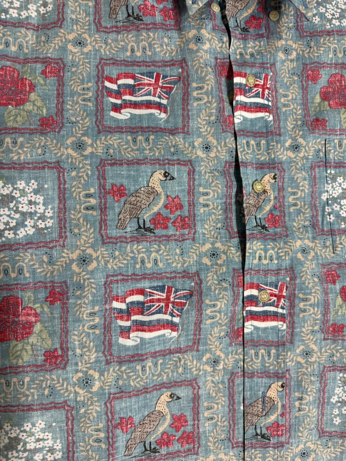 Reyn Spooner 레인스푸너 90년대 하와이안 빈티지셔츠 M~L   상품이미지3