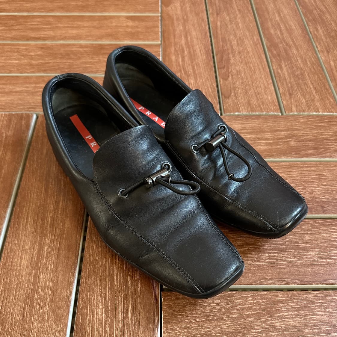Prada sports toggle square toe loafer 상품이미지1