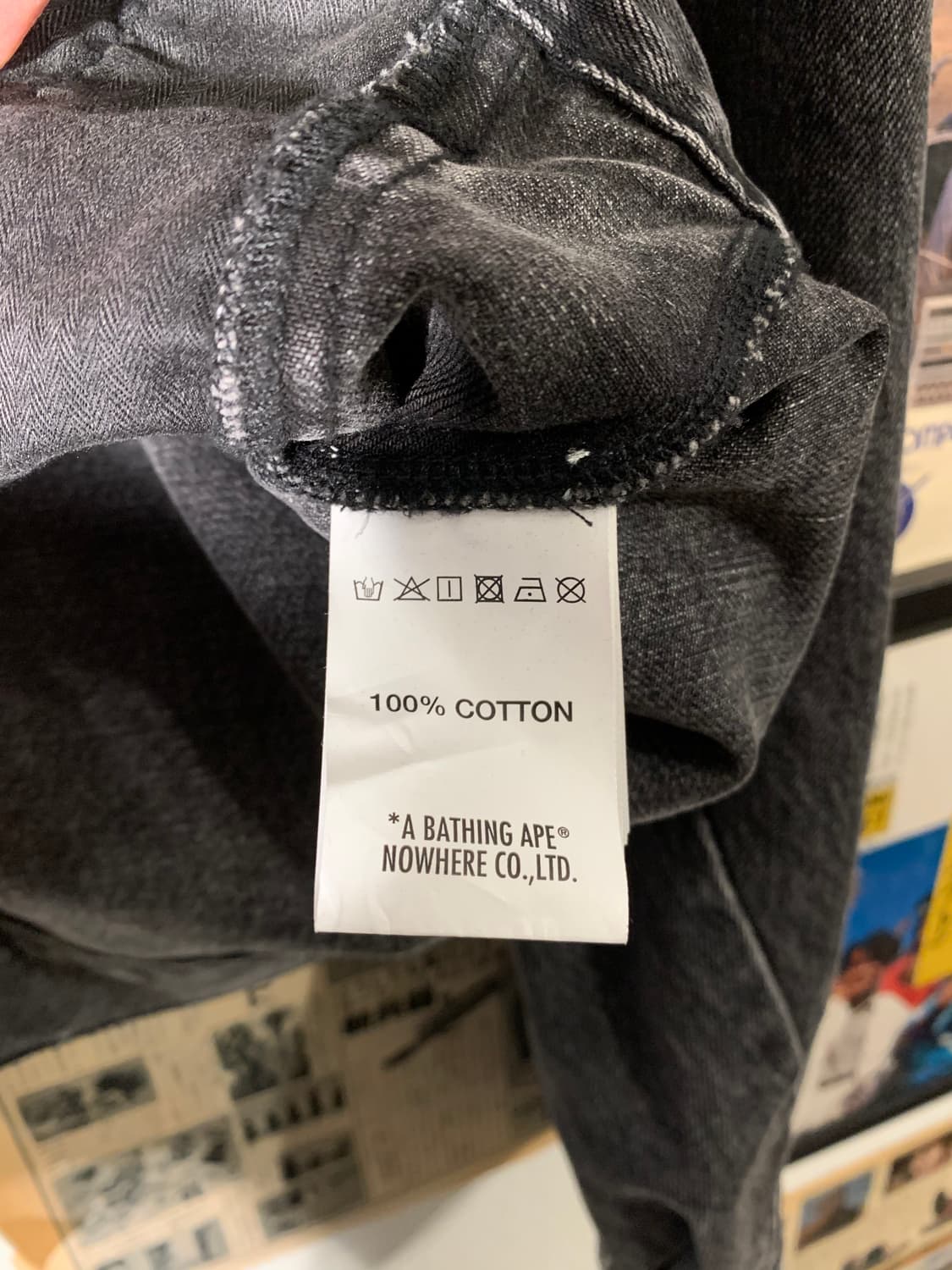 베이피 플라워 비즈 데님 자켓 상품이미지7