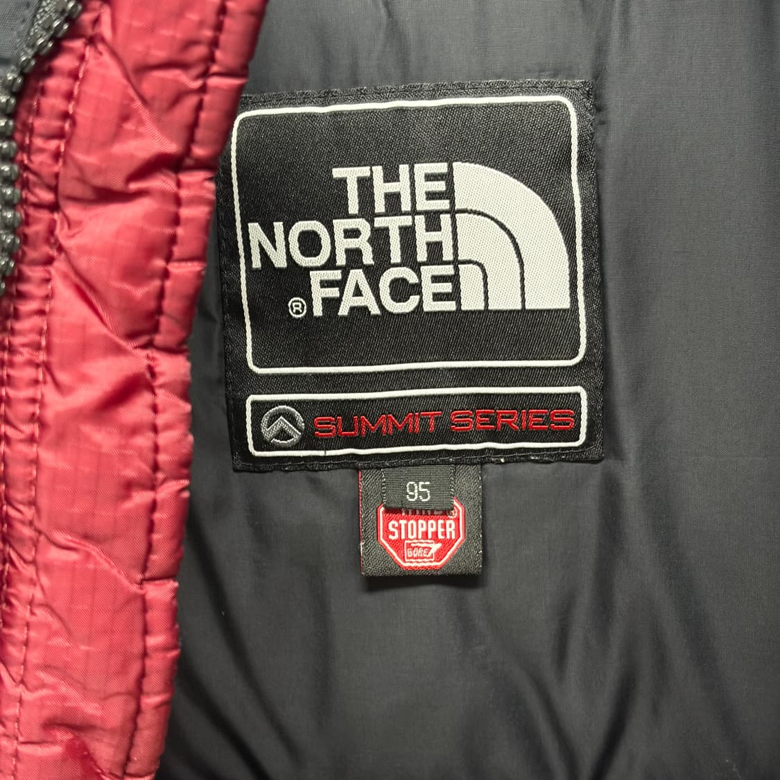 노스페이스 윈드스토퍼 패딩 버건디  상품이미지3