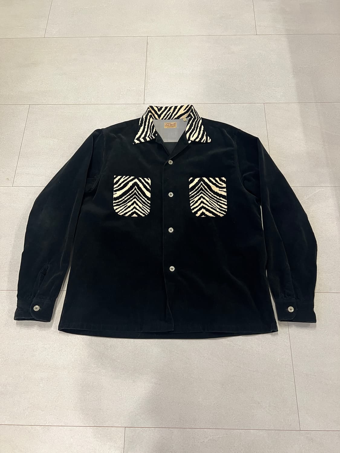 토요 엔터프라이즈 스타일아이즈 지브라 코듀로이 셔츠 L 상품이미지1